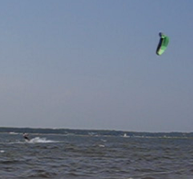 Kite in action
